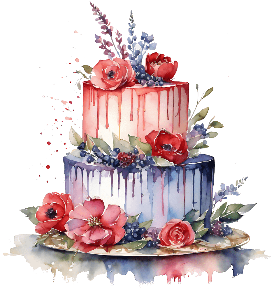 flower cake