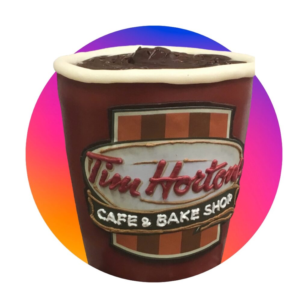 Tim Hortons Coffee Cup Cake